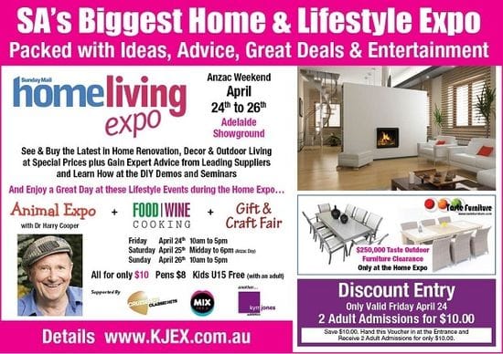 See Us At The Home Living Expo